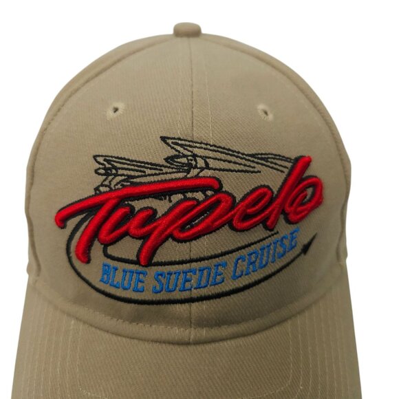 Tupelo Blue Suede Cruise 2021 Strapback Cap Trucker Baseball Embroidered Hat - Picture 7 of 16